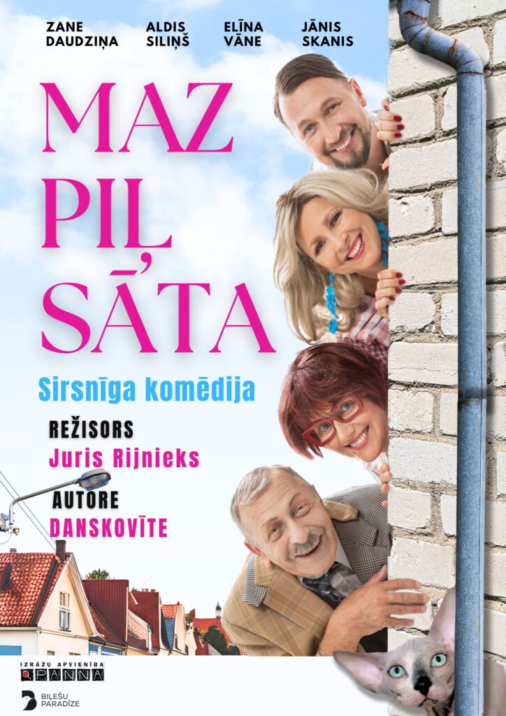 jaunums izrāde Mazpļsāta Zane Daudziņa Aldis Siliņš Elīna Vāne Jānis Skanis Pannas Teātris 